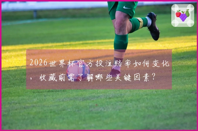 2026世界杯官方投注赔率如何变化，收藏前需了解哪些关键因素？
